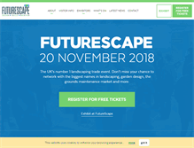 Tablet Screenshot of futurescapeevent.com